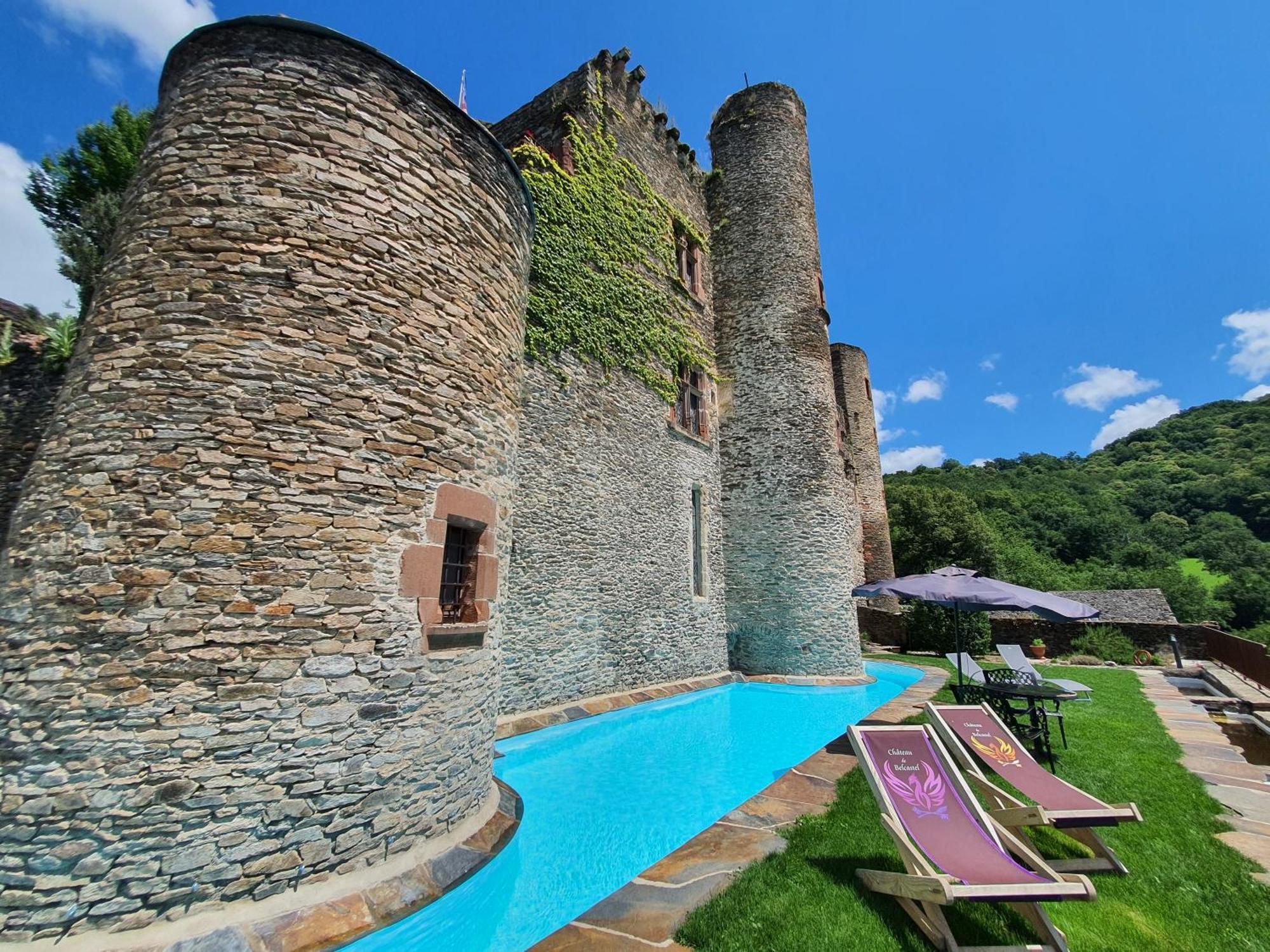 Chambre D'Hotes Au Chateau De Belcastel Belcastel  Exterior foto